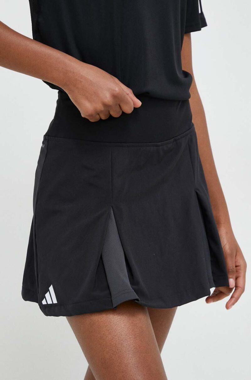 adidas Performance fustă culoarea negru