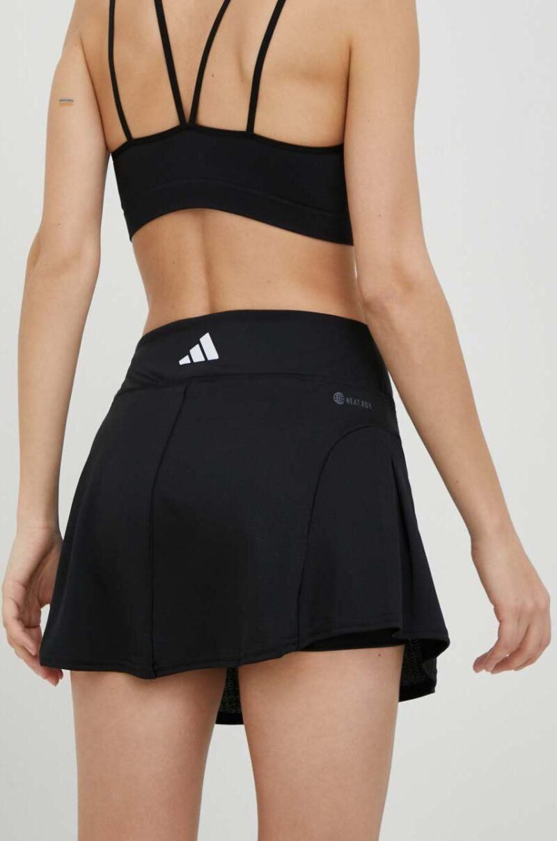 adidas Performance fustă culoarea negru