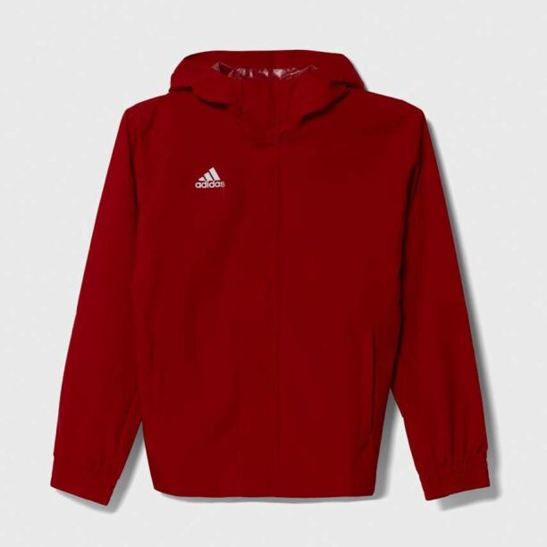 adidas Performance geaca copii ENT22 AW JKTY culoarea rosu