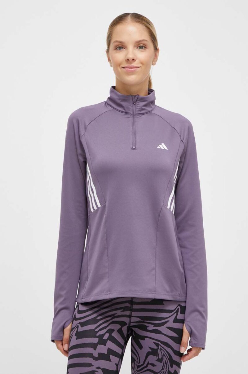 adidas Performance hanorac de antrenament Hyperglam culoarea violet