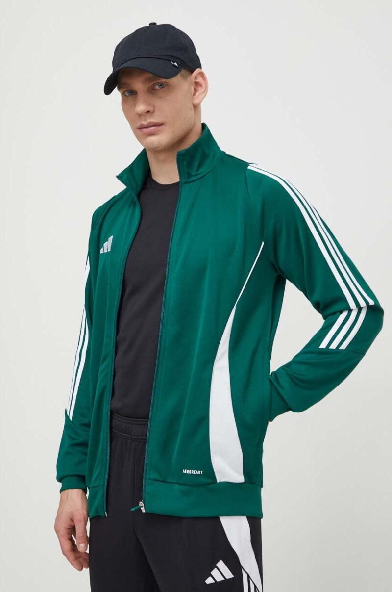 adidas Performance hanorac de antrenament Tiro 24 culoarea verde