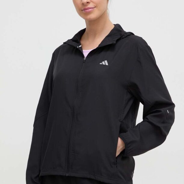 adidas Performance jachetă de alergare Run It culoarea negru