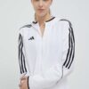 adidas Performance jacheta de antrenament Tiro 23 culoarea alb