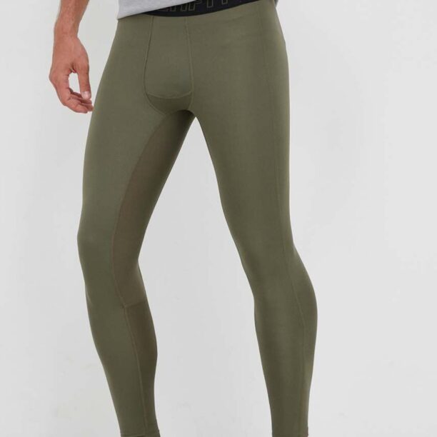 adidas Performance leggins de antrenament Techfit culoarea verde