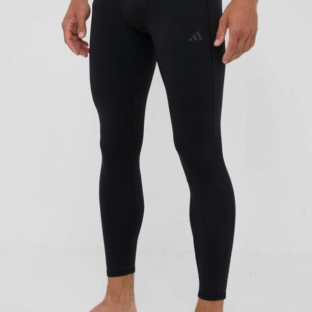 adidas Performance leggins de antrenament culoarea negru