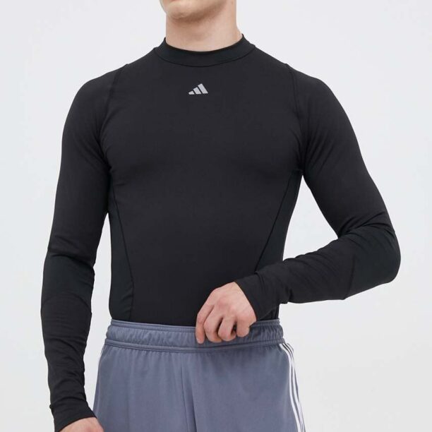 adidas Performance mânecă lungă de antrenament Techfit COLD.RDY culoarea negru