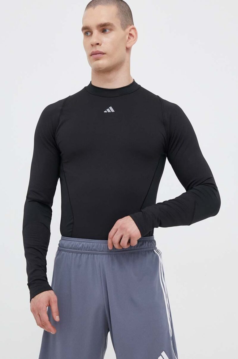 adidas Performance mânecă lungă de antrenament Techfit COLD.RDY culoarea negru