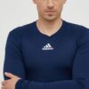 adidas Performance mânecă lungă de antrenament culoarea albastru marin