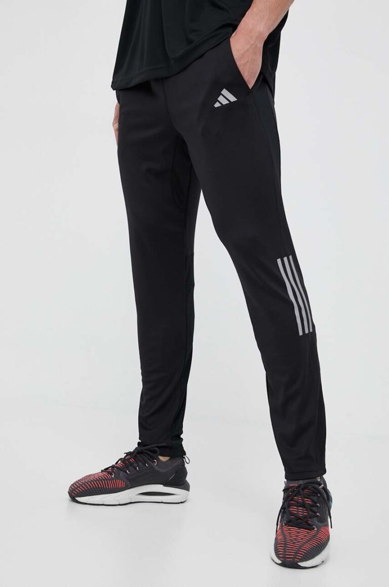 adidas Performance pantaloni de alergare Own the Run culoarea negru