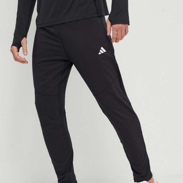 adidas Performance pantaloni de alergare Own the Run culoarea negru