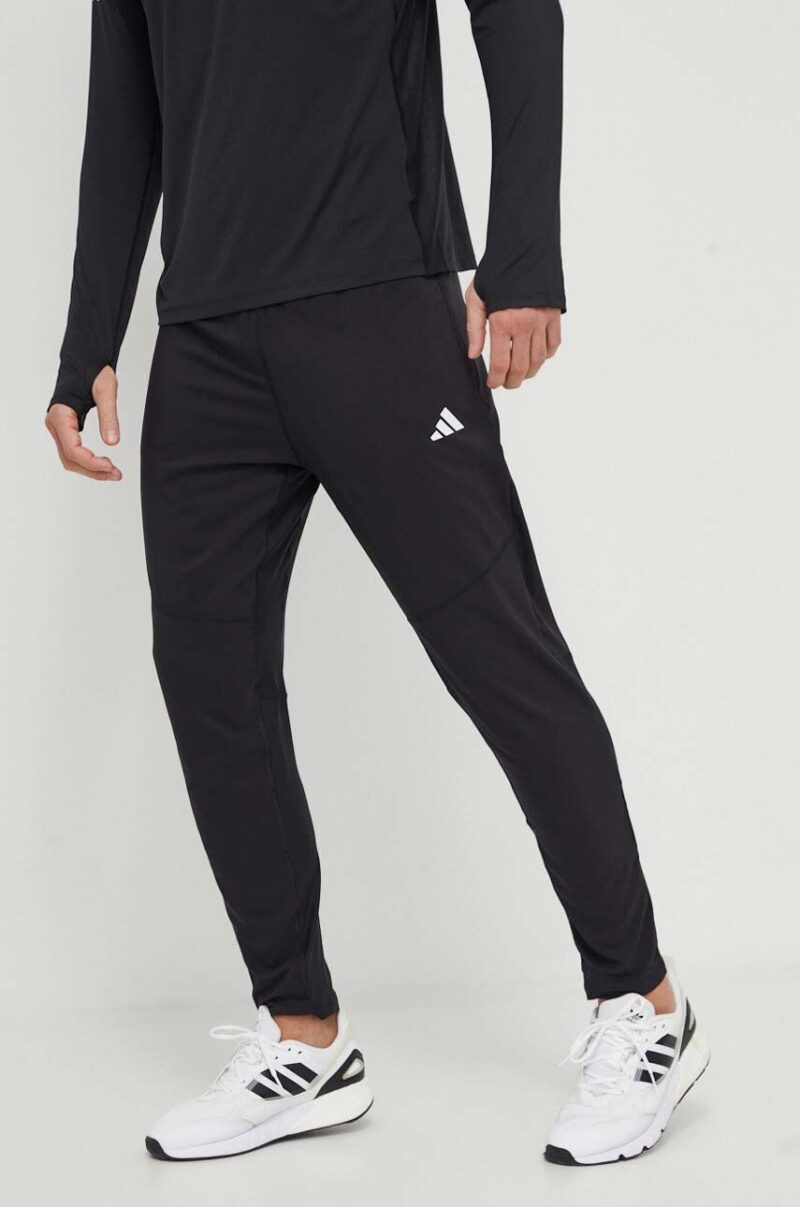 adidas Performance pantaloni de alergare Own the Run culoarea negru