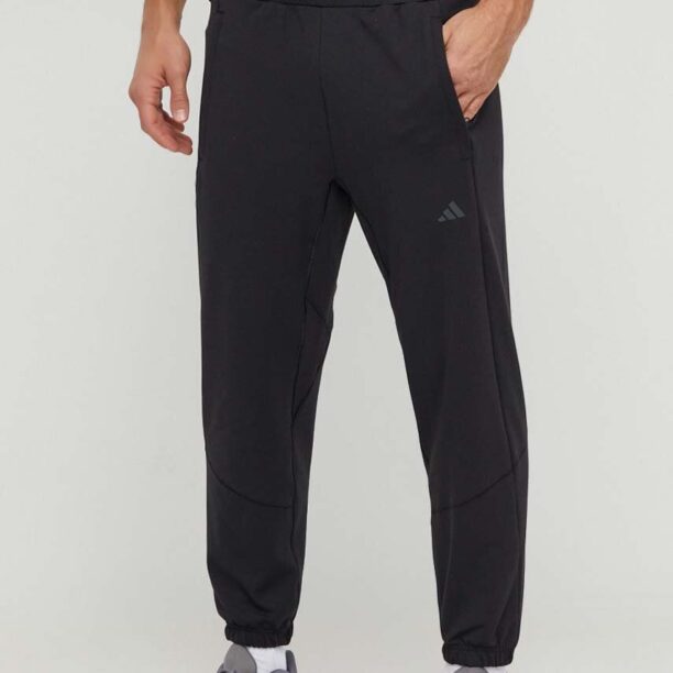 adidas Performance pantaloni de antrenament Designed for Training culoarea negru