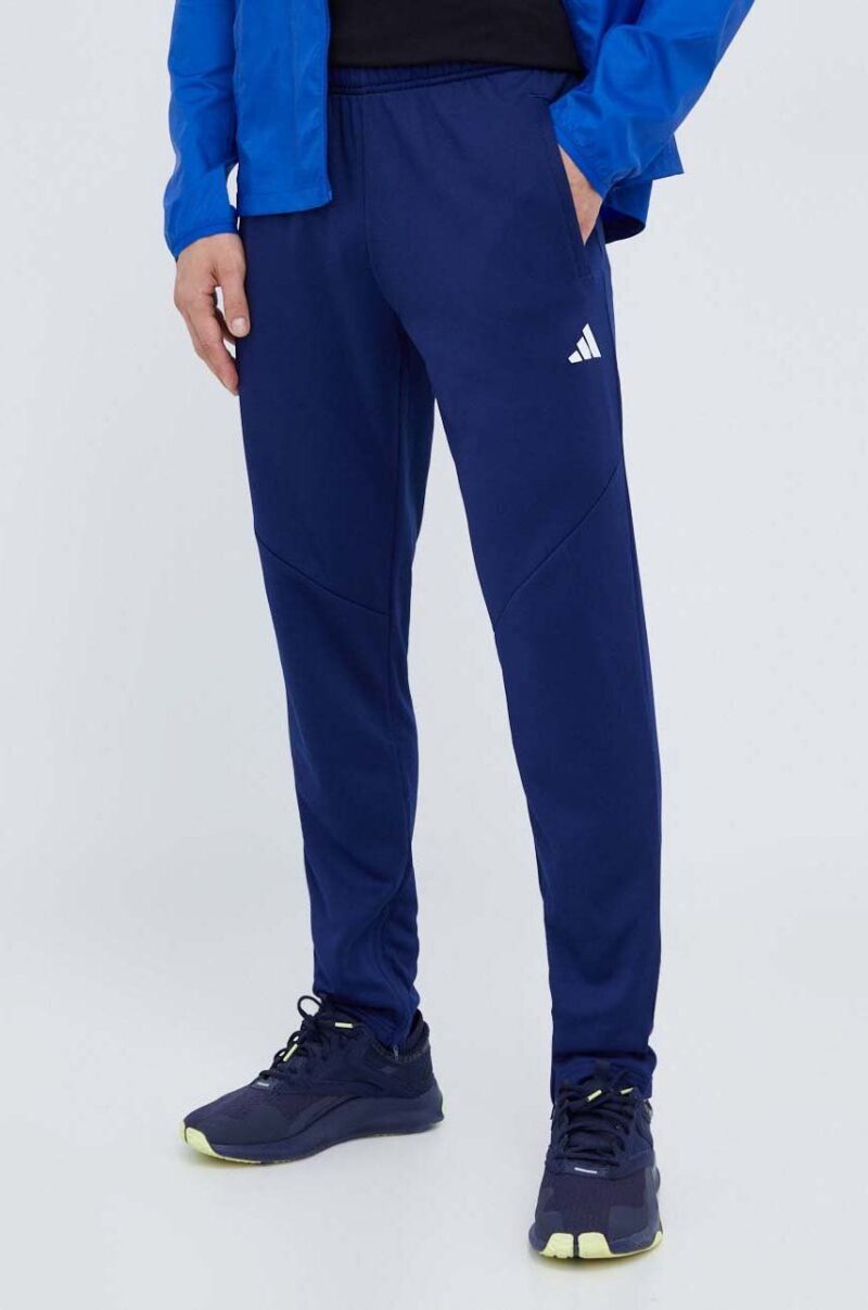 adidas Performance pantaloni de antrenament Game and Go culoarea albastru marin