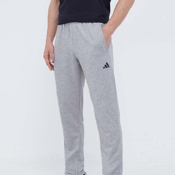 adidas Performance pantaloni de antrenament Game and Go culoarea gri