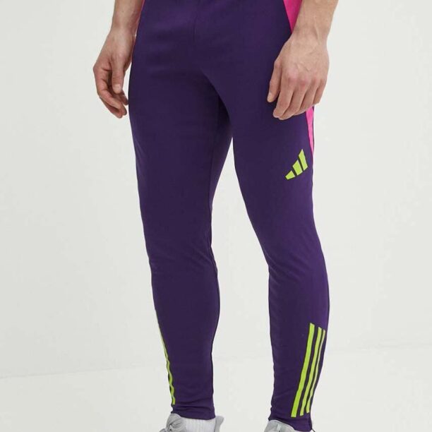 adidas Performance pantaloni de antrenament Generation Predator culoarea violet