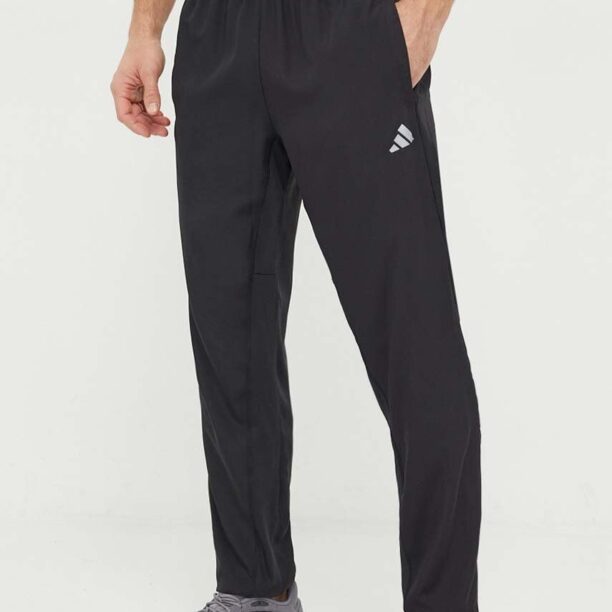 adidas Performance pantaloni de antrenament Gym+ culoarea negru