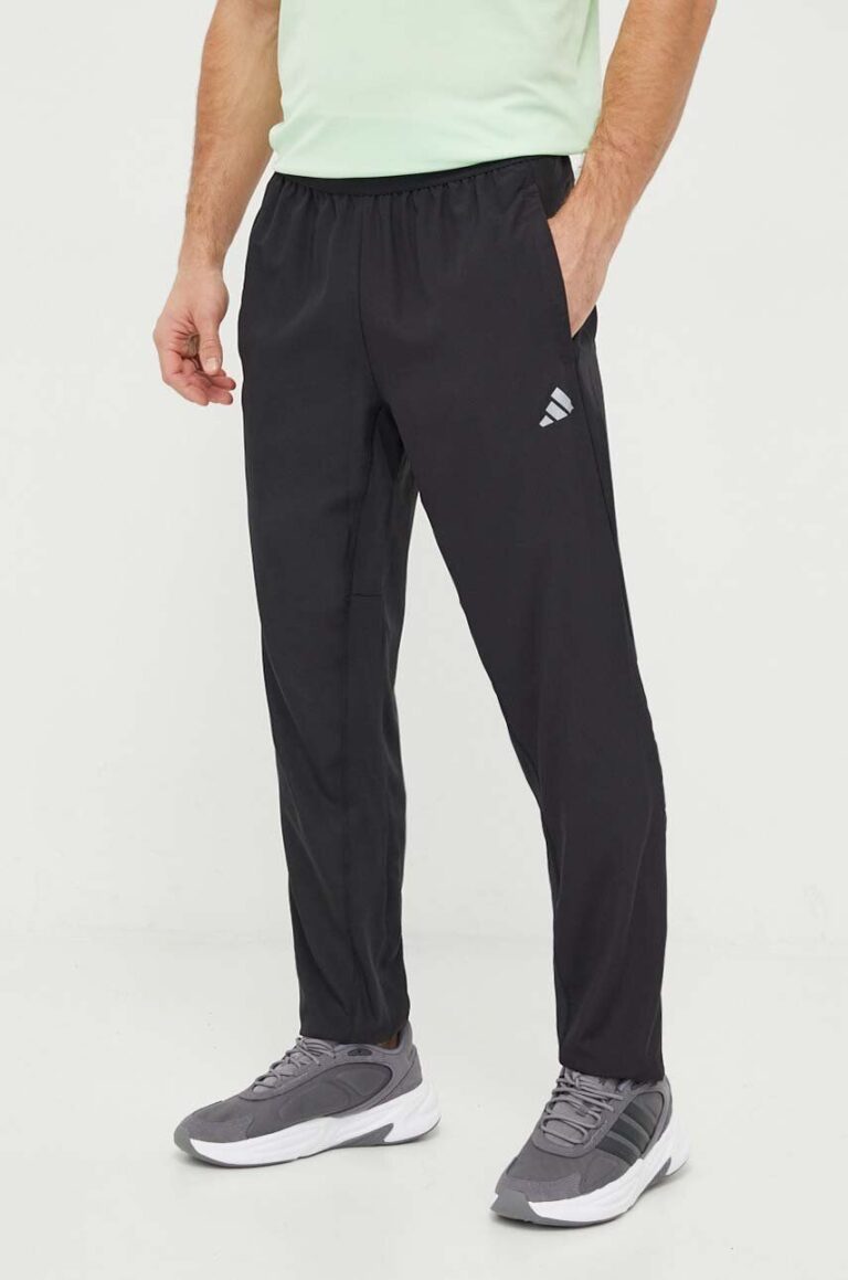 adidas Performance pantaloni de antrenament Gym+ culoarea negru