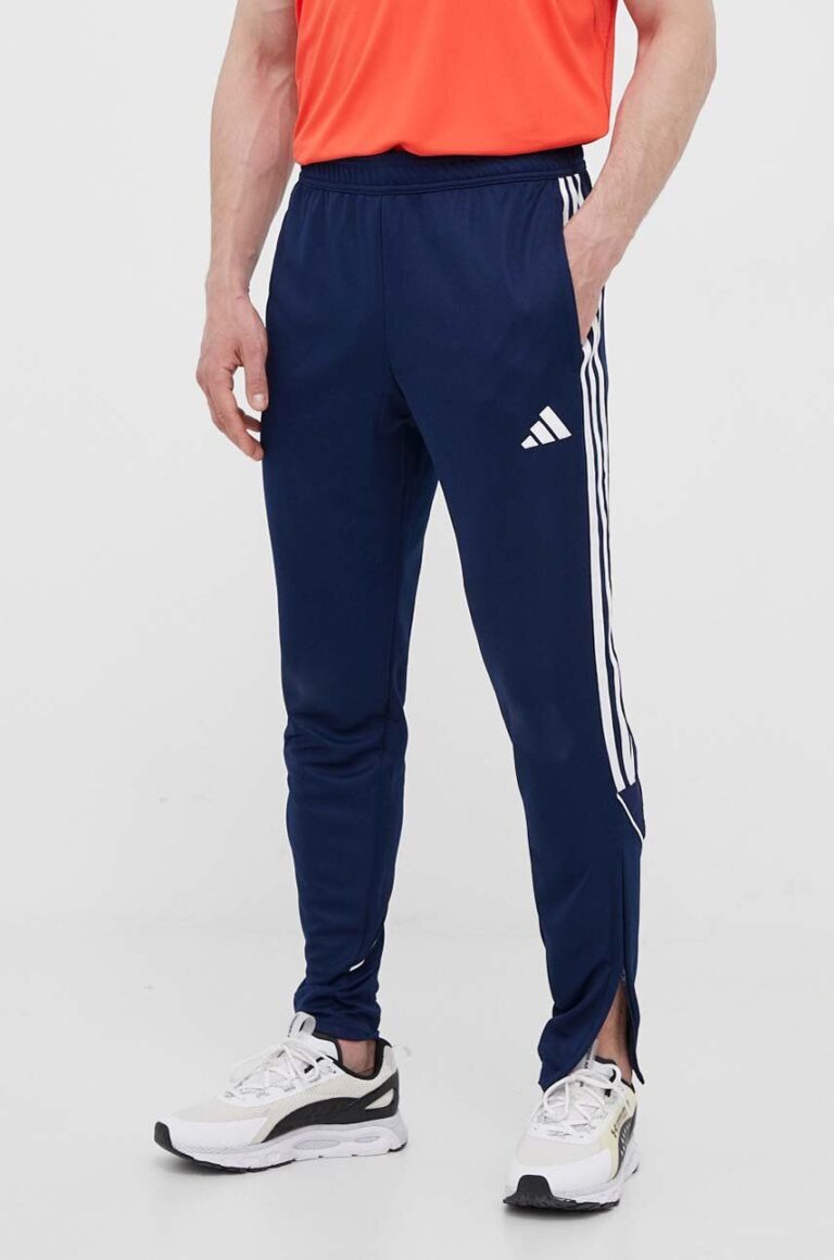 adidas Performance pantaloni de antrenament Tiro 23 culoarea bleumarin