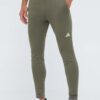 adidas Performance pantaloni de antrenament Train Essentials Seasonal culoarea verde