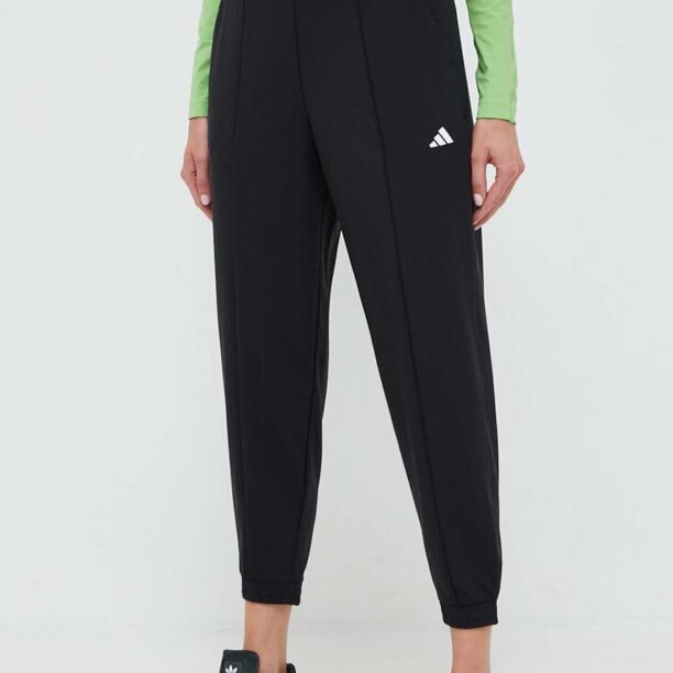 adidas Performance pantaloni de antrenament Train Essentials culoarea negru