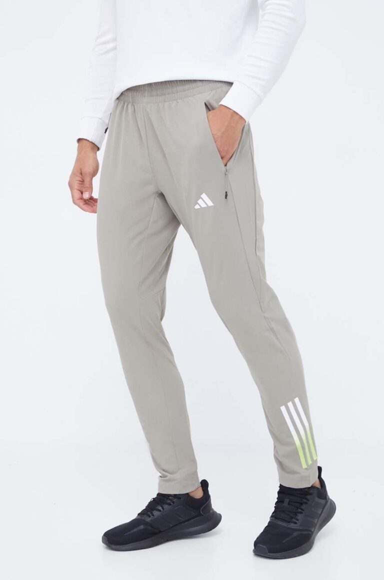 adidas Performance pantaloni de antrenament Train Icons culoarea verde