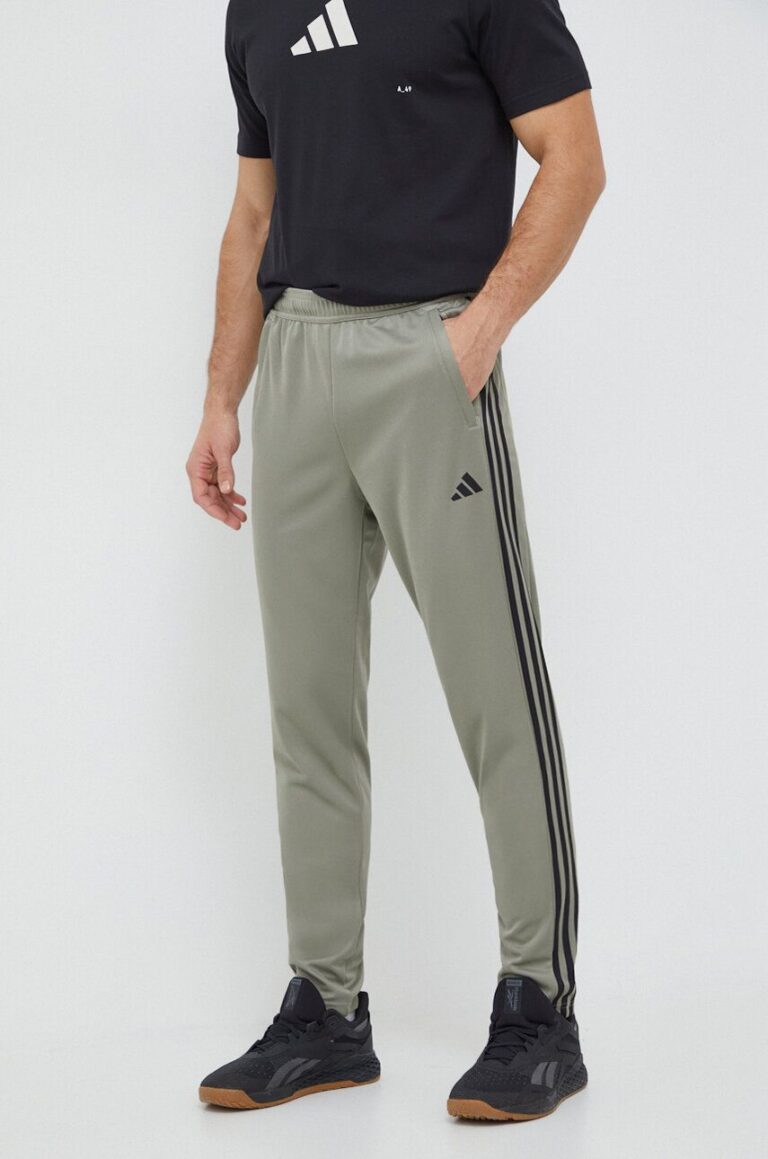 adidas Performance pantaloni de antrenament Training Essentials Base culoarea gri