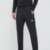 adidas Performance pantaloni de antrenament culoarea negru