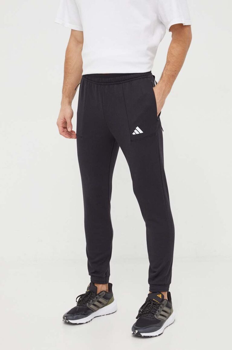 adidas Performance pantaloni de antrenament culoarea negru