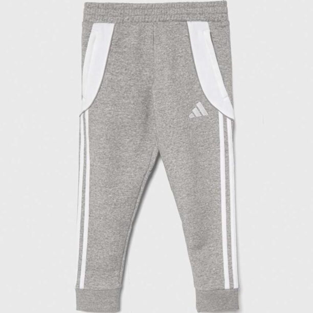 adidas Performance pantaloni de trening pentru copii TIRO24 SWPNTY culoarea gri