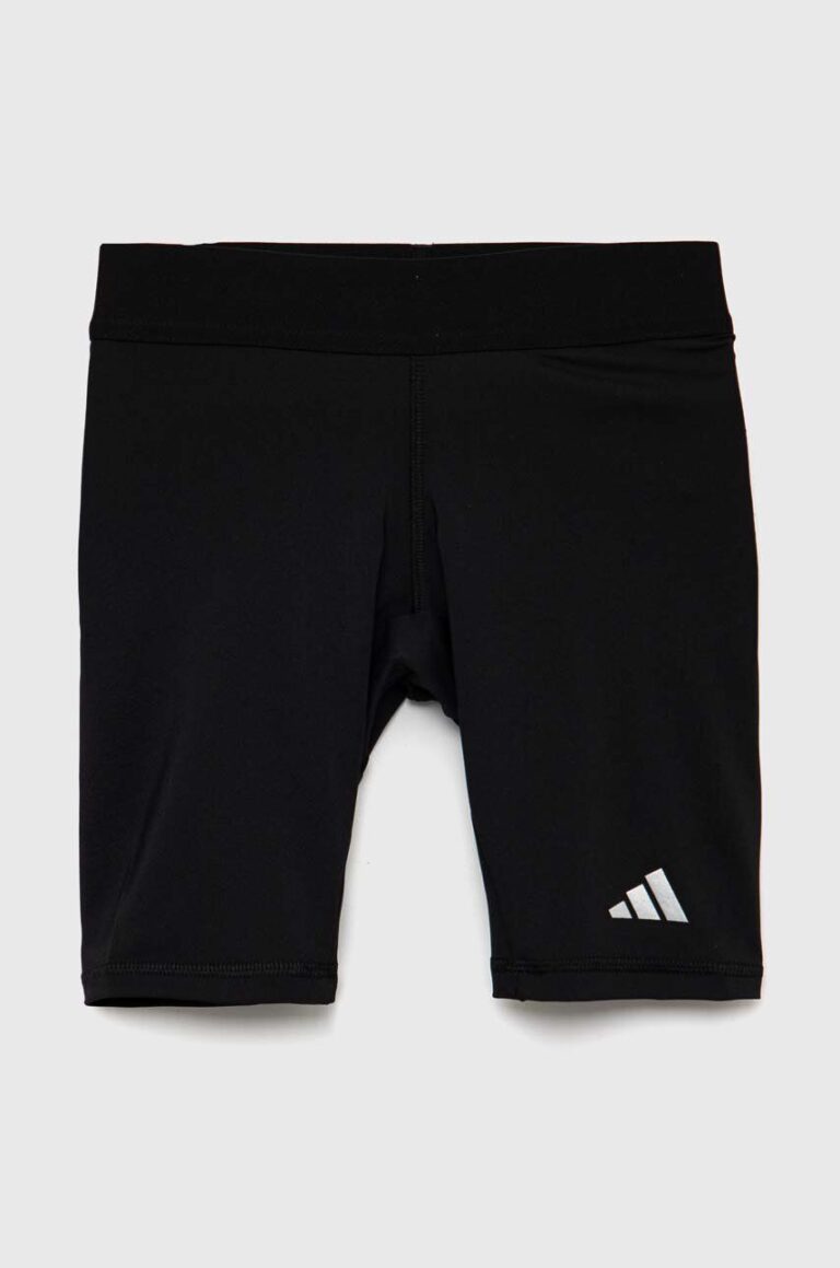 adidas Performance pantaloni scurti copii TF SHRT culoarea negru