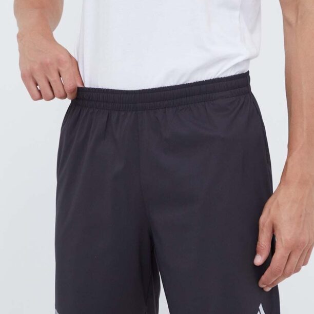 adidas Performance pantaloni scurți de alergare Designed for Running culoarea negru