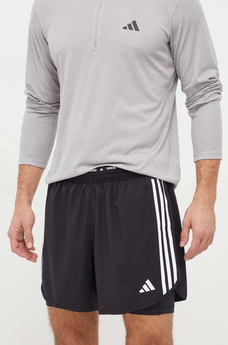 adidas Performance pantaloni scurți de alergare Own The Run culoarea negru IQ3808