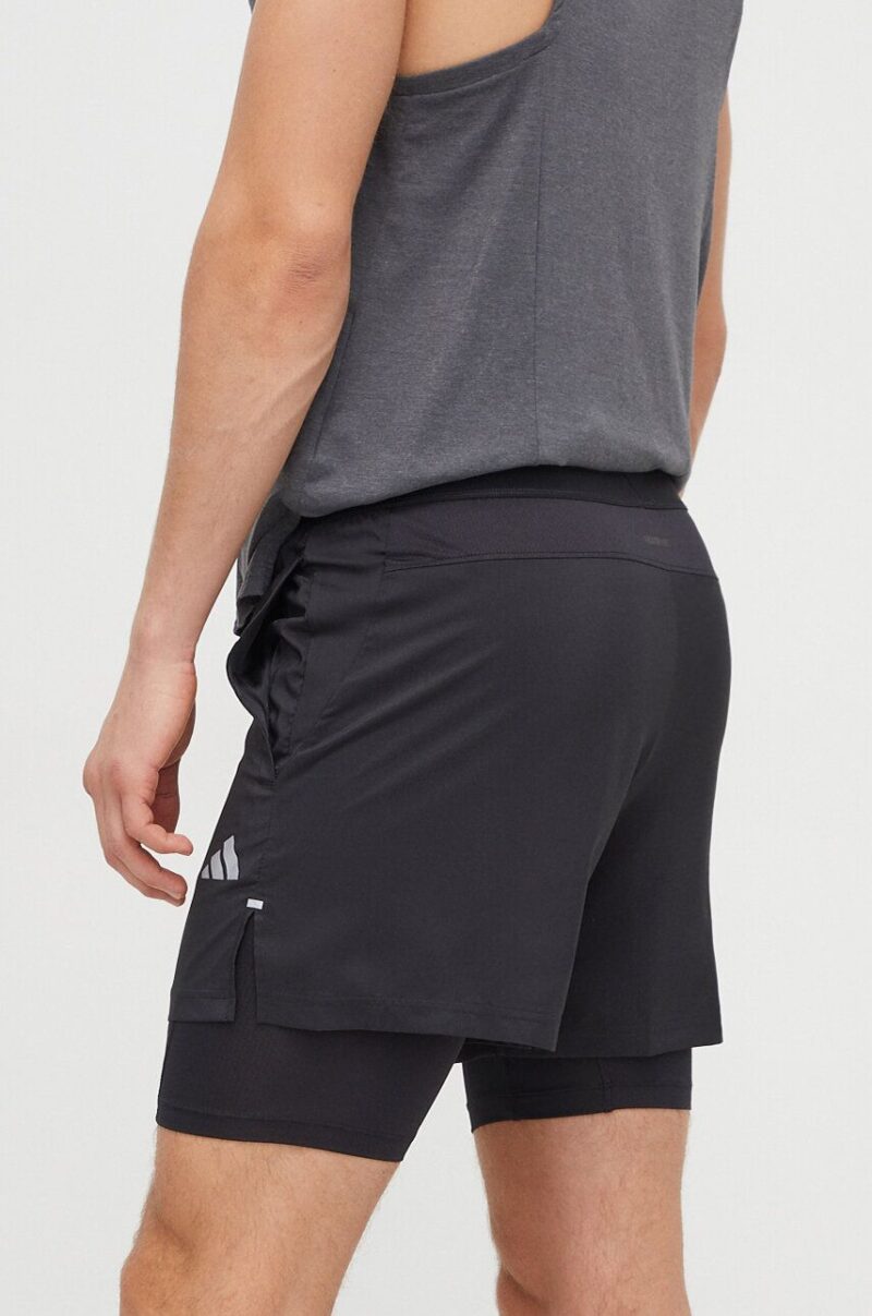 adidas Performance pantaloni scurți de antrenament GYM+ culoarea negru IR8597 preţ