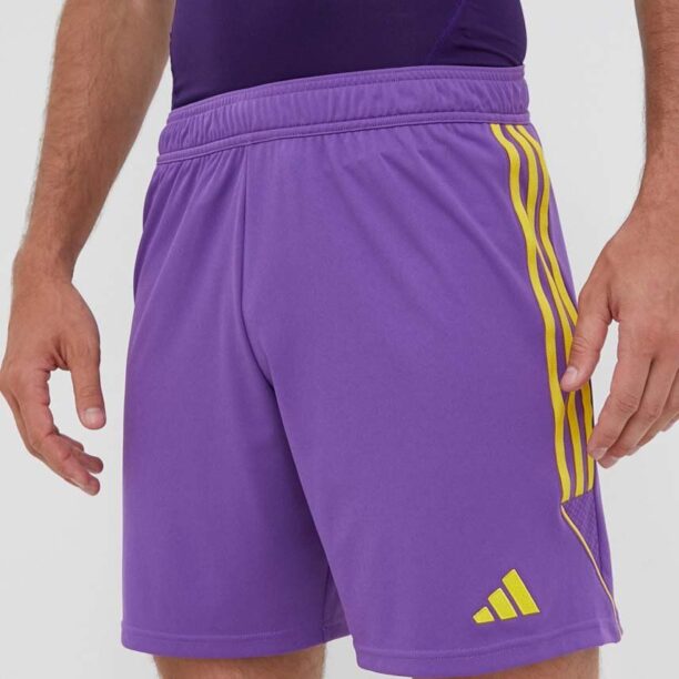 adidas Performance pantaloni scurți de antrenament Tiro 23 culoarea violet