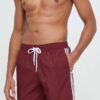 adidas Performance pantaloni scurți de baie 3Stripes CLX culoarea bordo IR9426