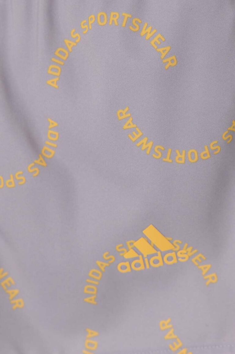 adidas Performance pantaloni scurti de baie copii WVE CLX SL KIDS culoarea violet preţ