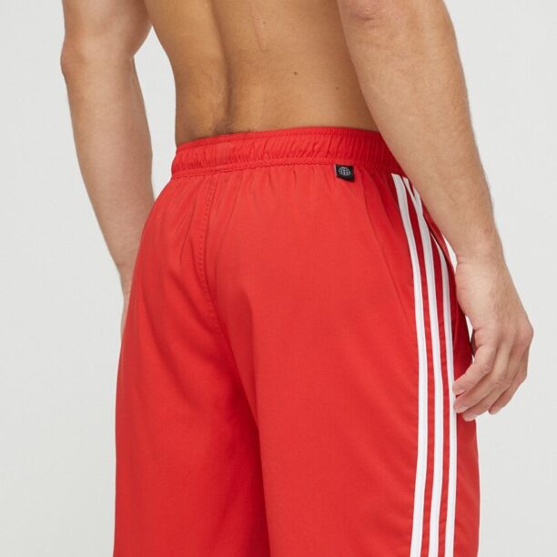 adidas Performance pantaloni scurti de baie culoarea rosu preţ