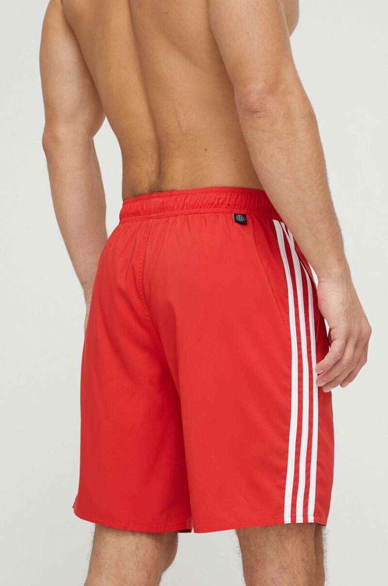 adidas Performance pantaloni scurti de baie culoarea rosu preţ