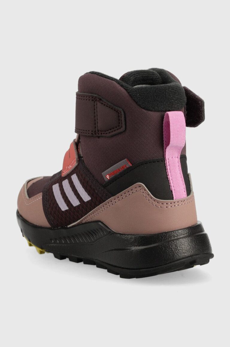 adidas Performance pantofi copii Trailmaker culoarea bordo preţ