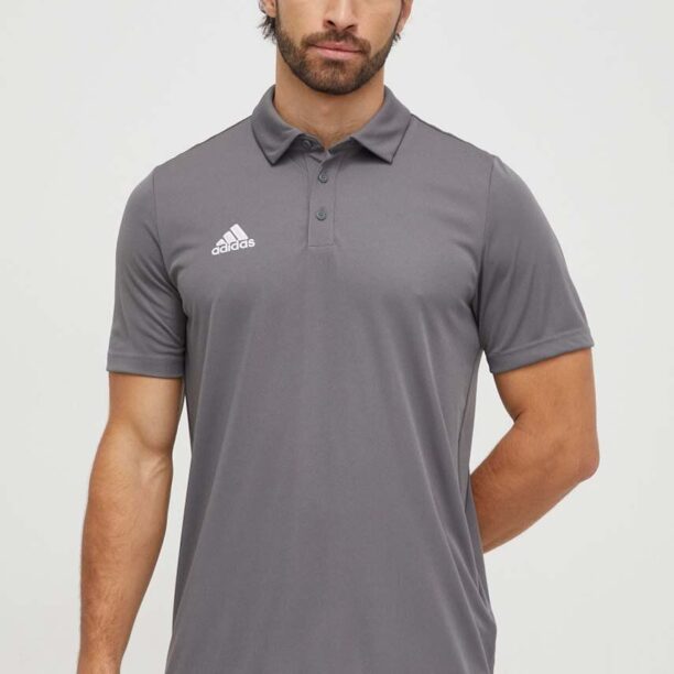 adidas Performance polo de antrenament Entrada 22 culoarea gri