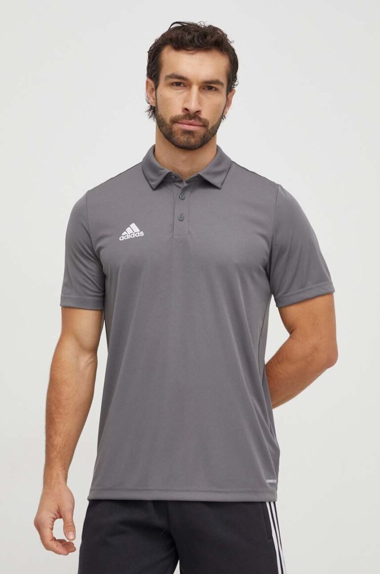 adidas Performance polo de antrenament Entrada 22 culoarea gri