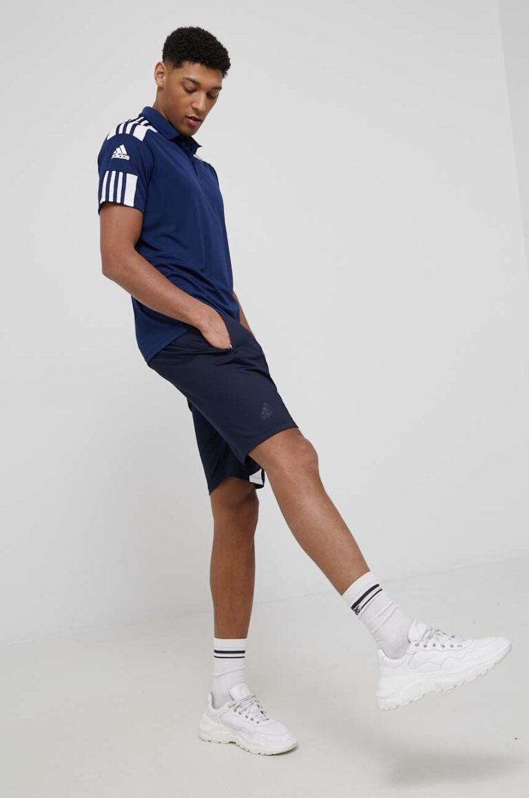 adidas Performance polo de antrenament Squadra 21 culoarea bleumarin