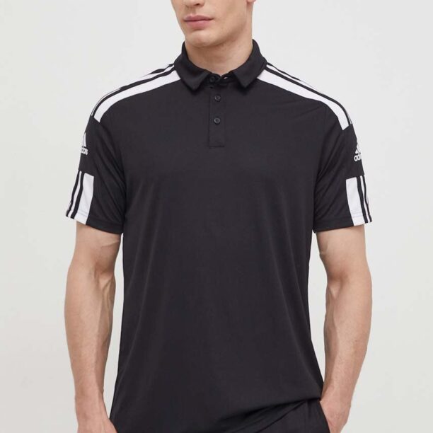 adidas Performance polo de antrenament Squadra 21 culoarea negru