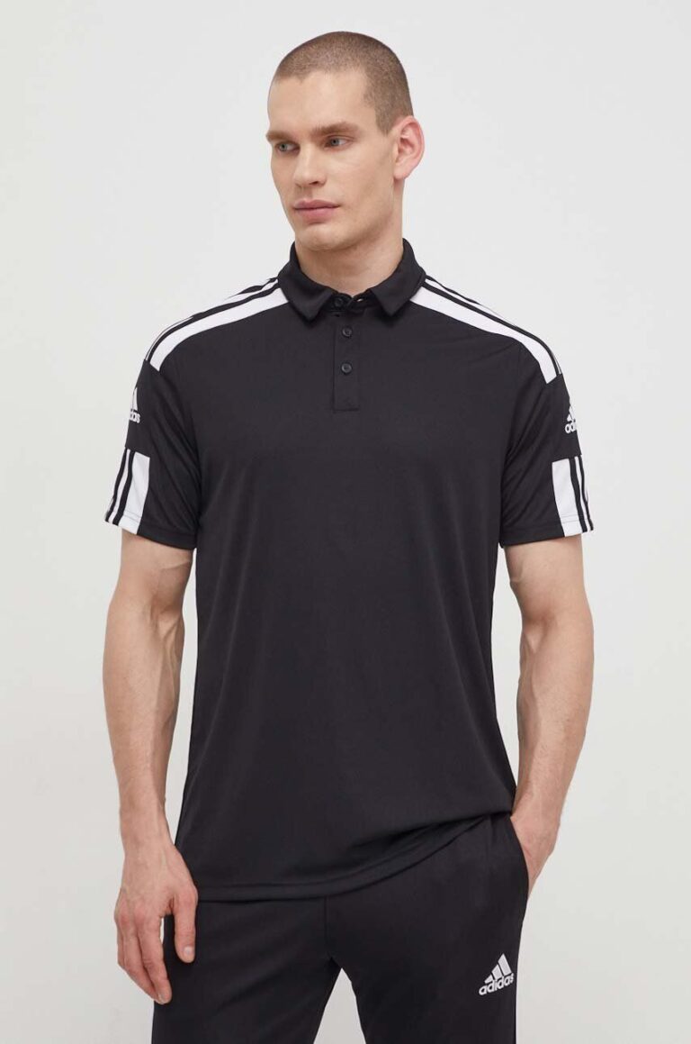 adidas Performance polo de antrenament Squadra 21 culoarea negru