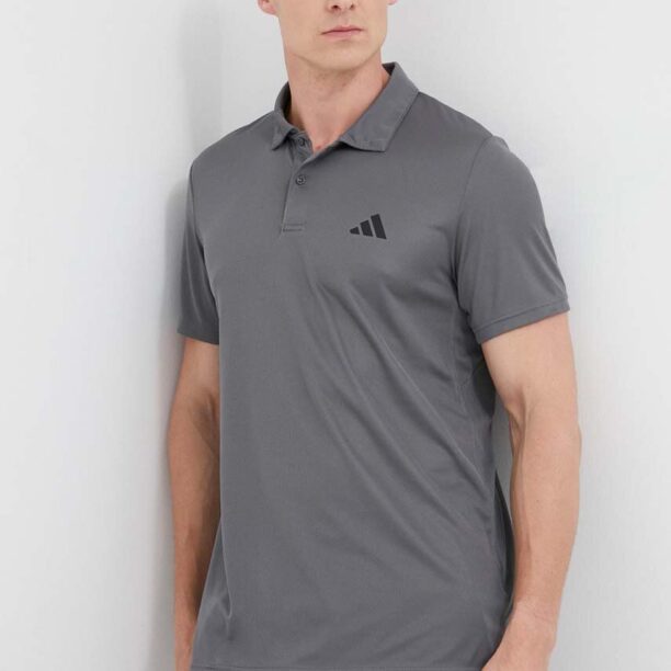 adidas Performance polo de antrenament Train Essentials culoarea gri