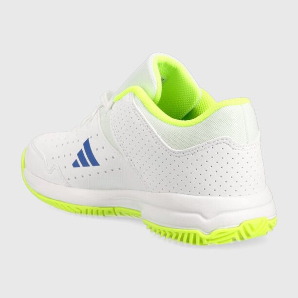 adidas Performance sneakers pentru copii COURT STABIL JR culoarea alb preţ