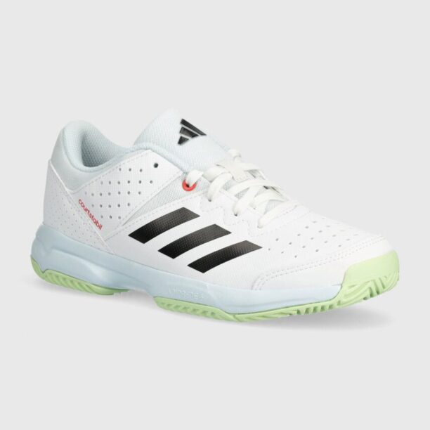 adidas Performance sneakers pentru copii COURT STABIL JR culoarea alb