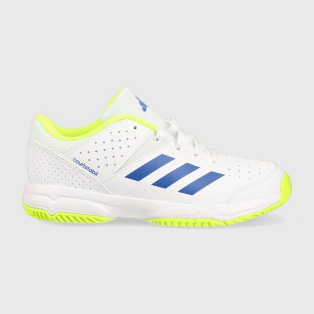 adidas Performance sneakers pentru copii COURT STABIL JR culoarea alb