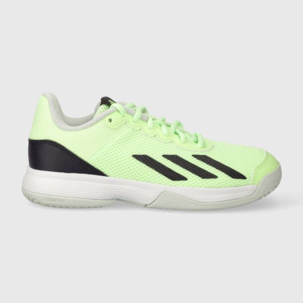 adidas Performance sneakers pentru copii Courtflash K culoarea verde