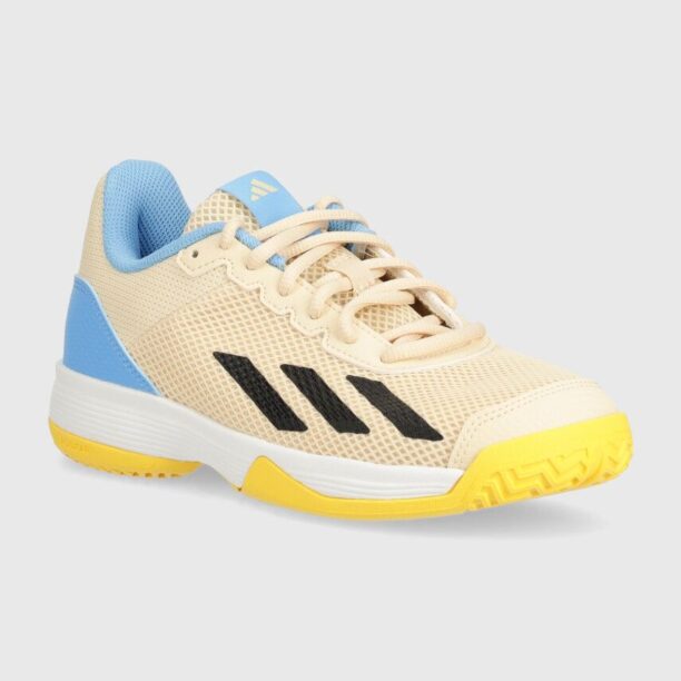 adidas Performance sneakers pentru copii culoarea bej